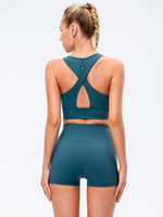 Cutout Crisscross Sports Bra