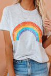 Pot Of Gold Heathered Rainbow Tee