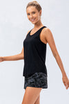 Curved Hem Athletic Tank