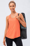 Curved Hem Athletic Tank