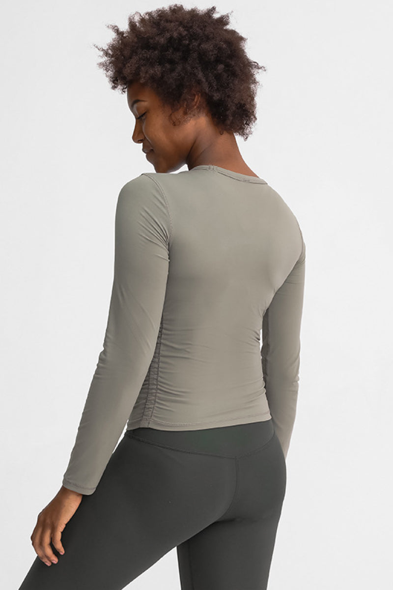 Ruched Side Active Top