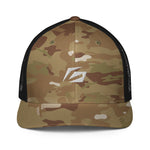 Closed-back trucker cap