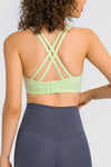 Crisscross Square Neck Sports Bra