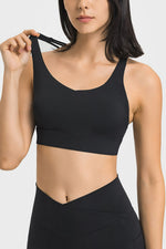 Breathable Crisscross Back Sports Bra