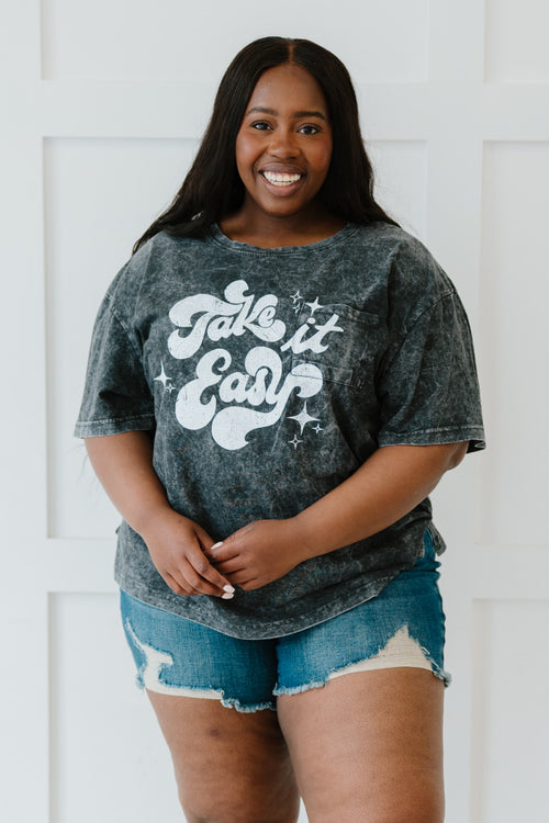 Sew In Love Take It Easy Full Size Run Graphic Tee