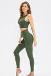 Camouflage Print Elastic Waistband Yoga Leggings